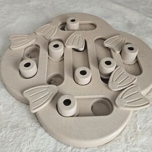 Interactive Beige Fish Puzzle Toy
